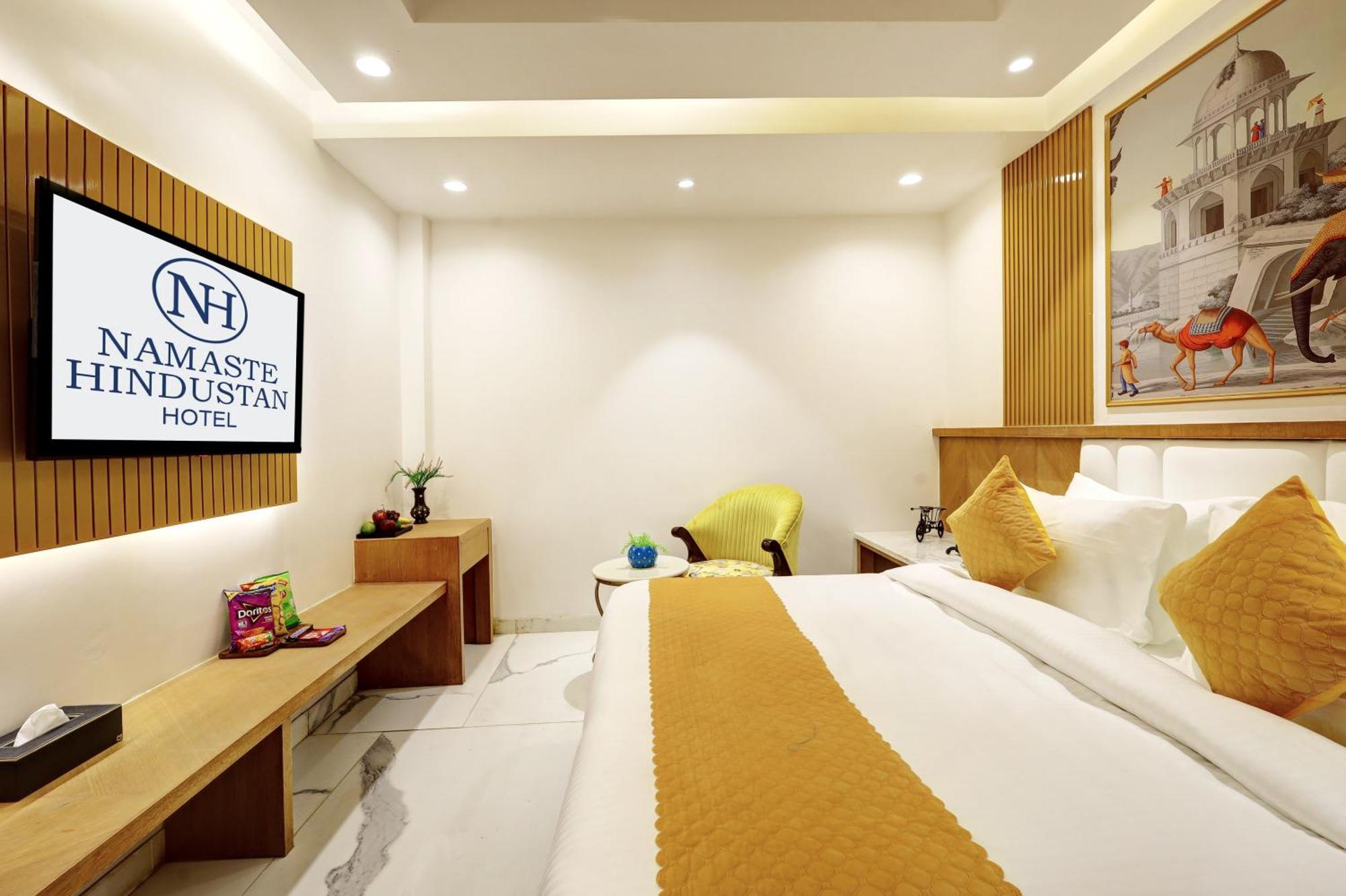 Hotel Namaste Hindustan Just A Minute Away From New Delhi Railway Station And Connaught Place Nova Deli Exterior foto
