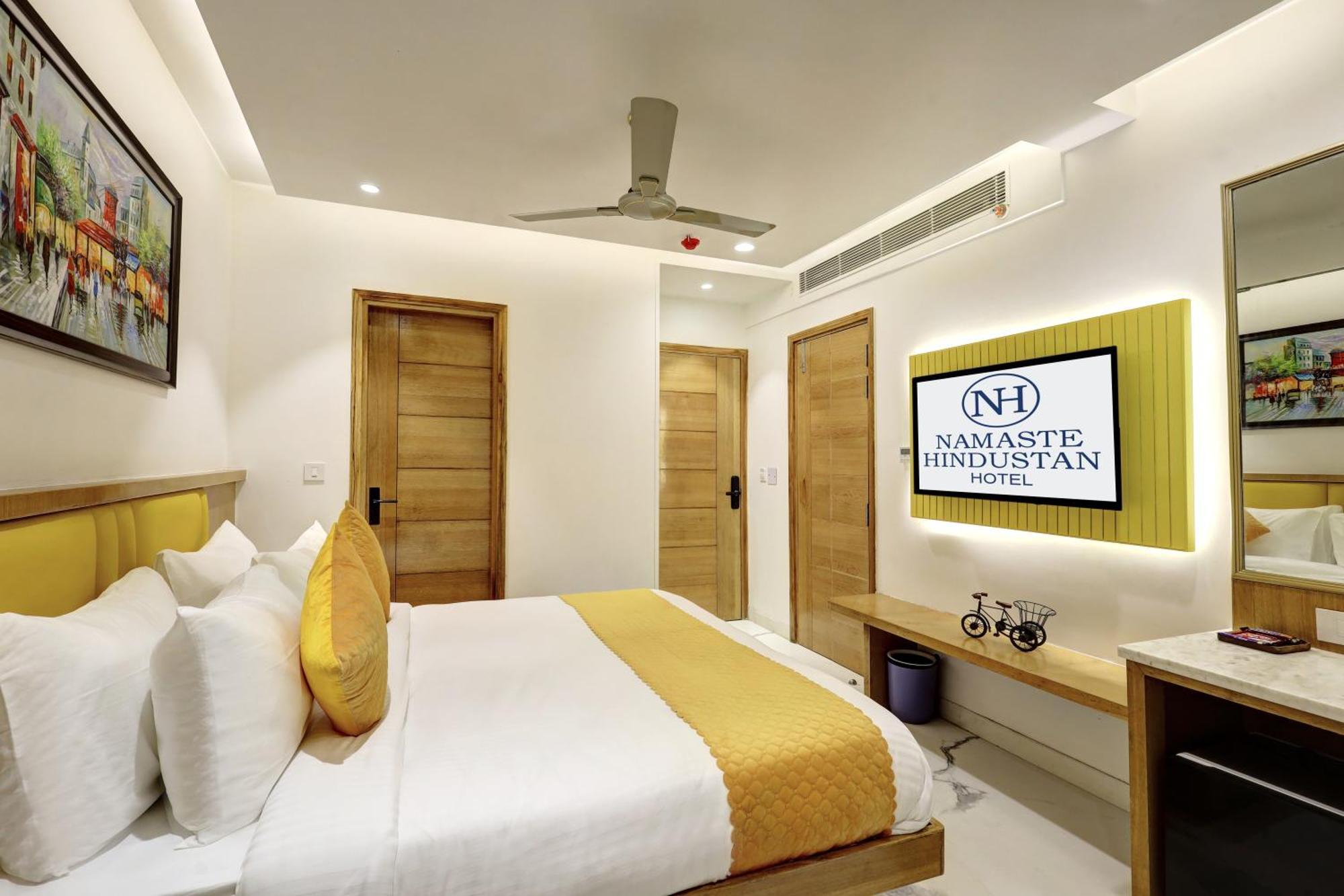 Hotel Namaste Hindustan Just A Minute Away From New Delhi Railway Station And Connaught Place Nova Deli Exterior foto