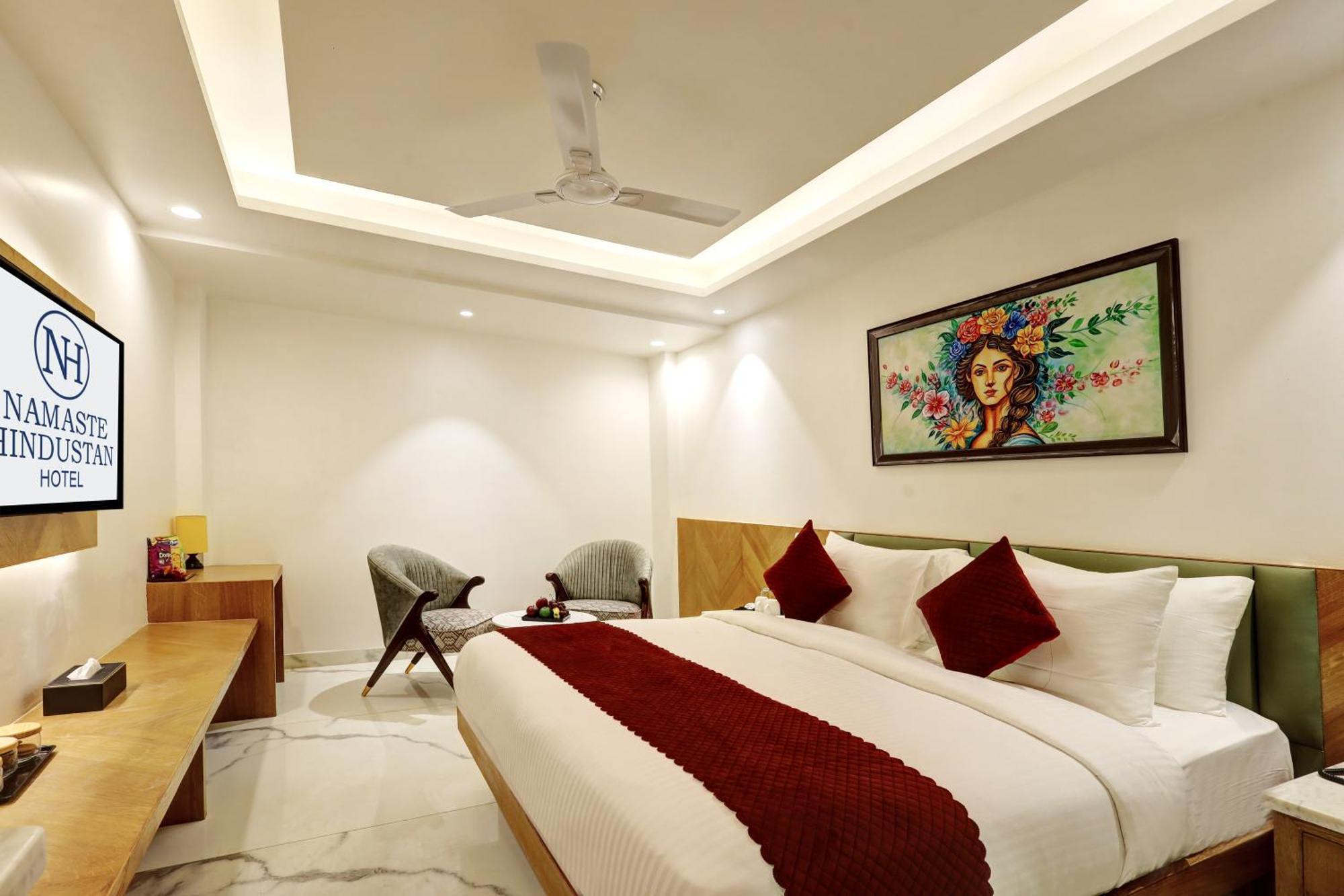 Hotel Namaste Hindustan Just A Minute Away From New Delhi Railway Station And Connaught Place Nova Deli Exterior foto