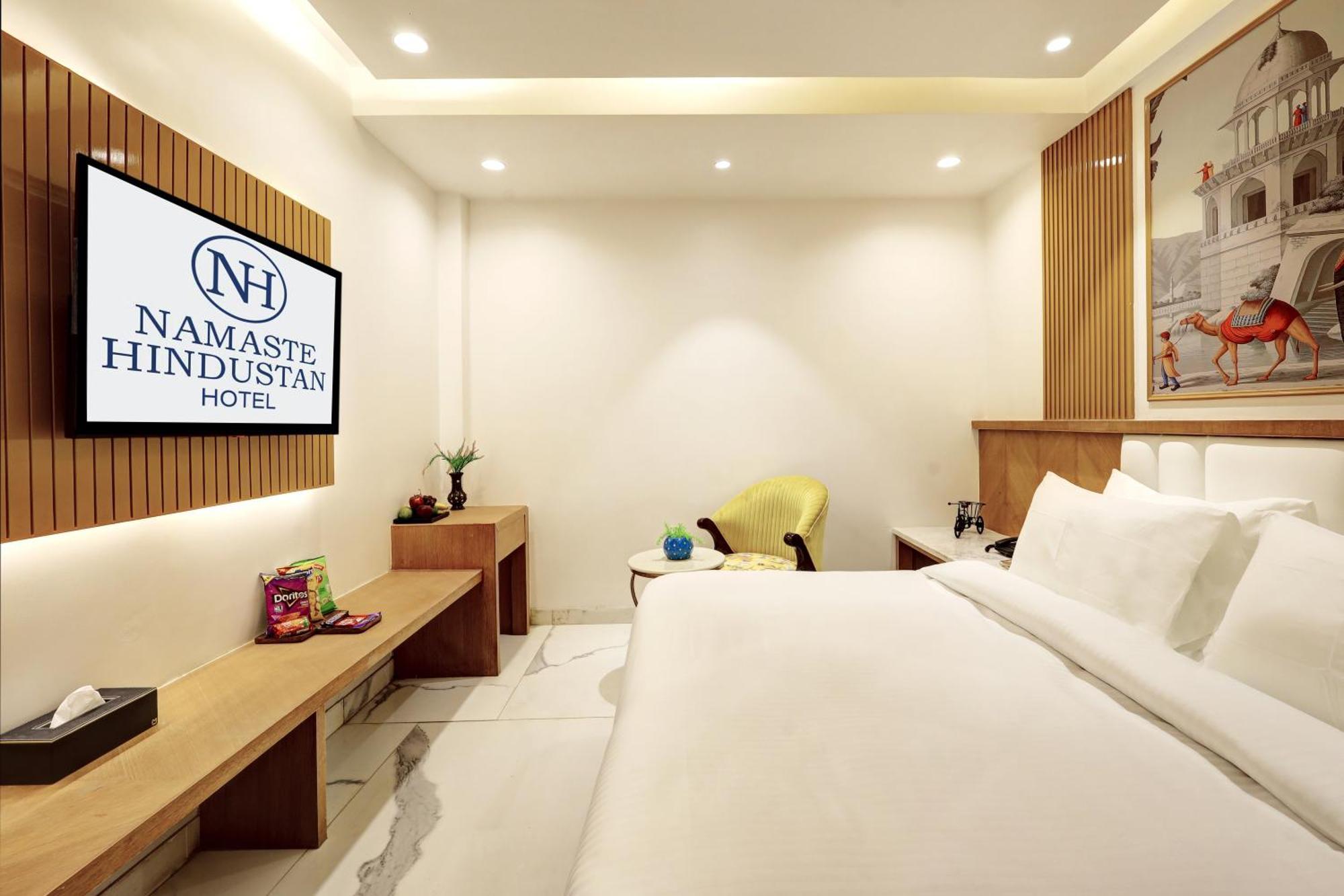 Hotel Namaste Hindustan Just A Minute Away From New Delhi Railway Station And Connaught Place Nova Deli Exterior foto